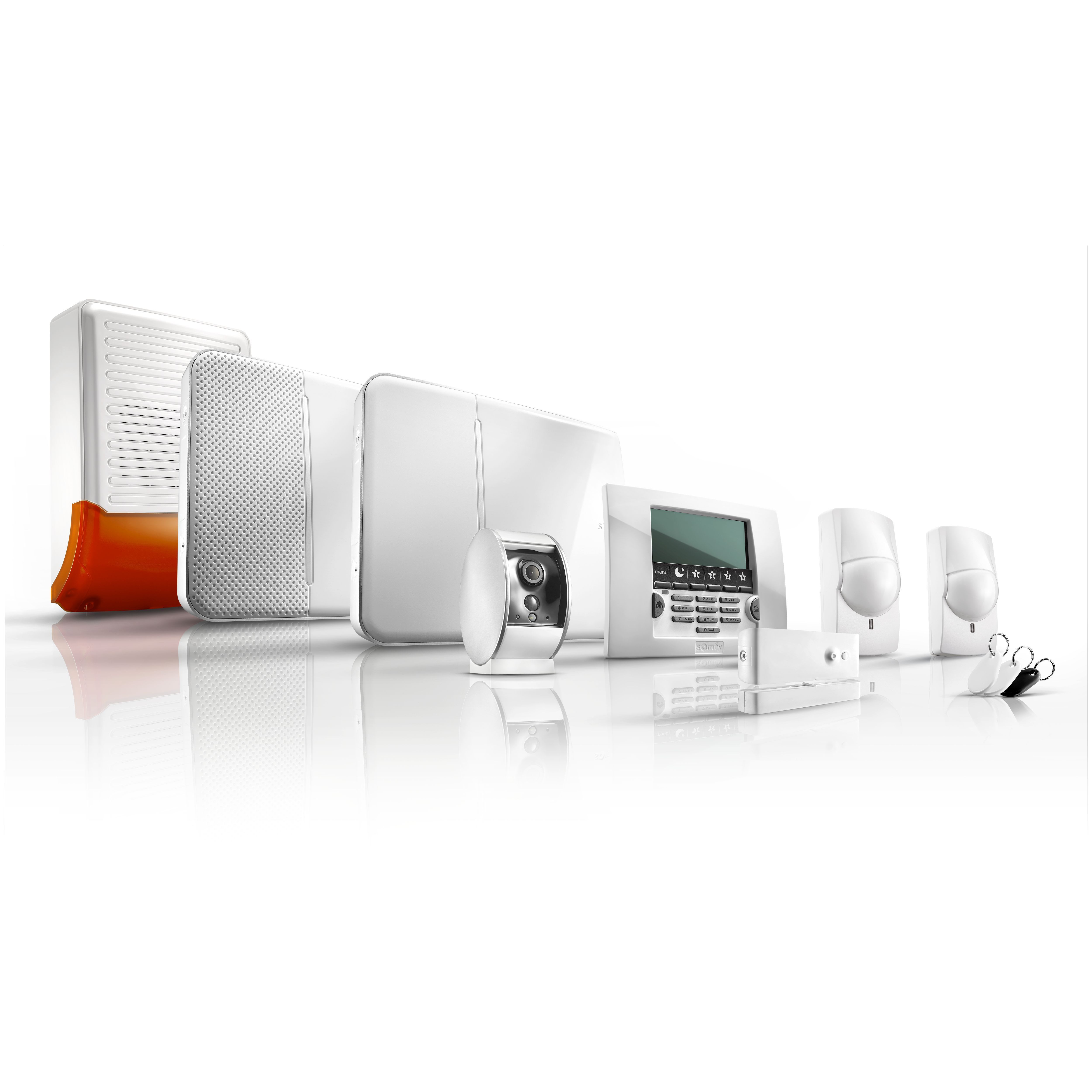 Somfy - Pour une protection complete, ce pack comprend une camera interieure.