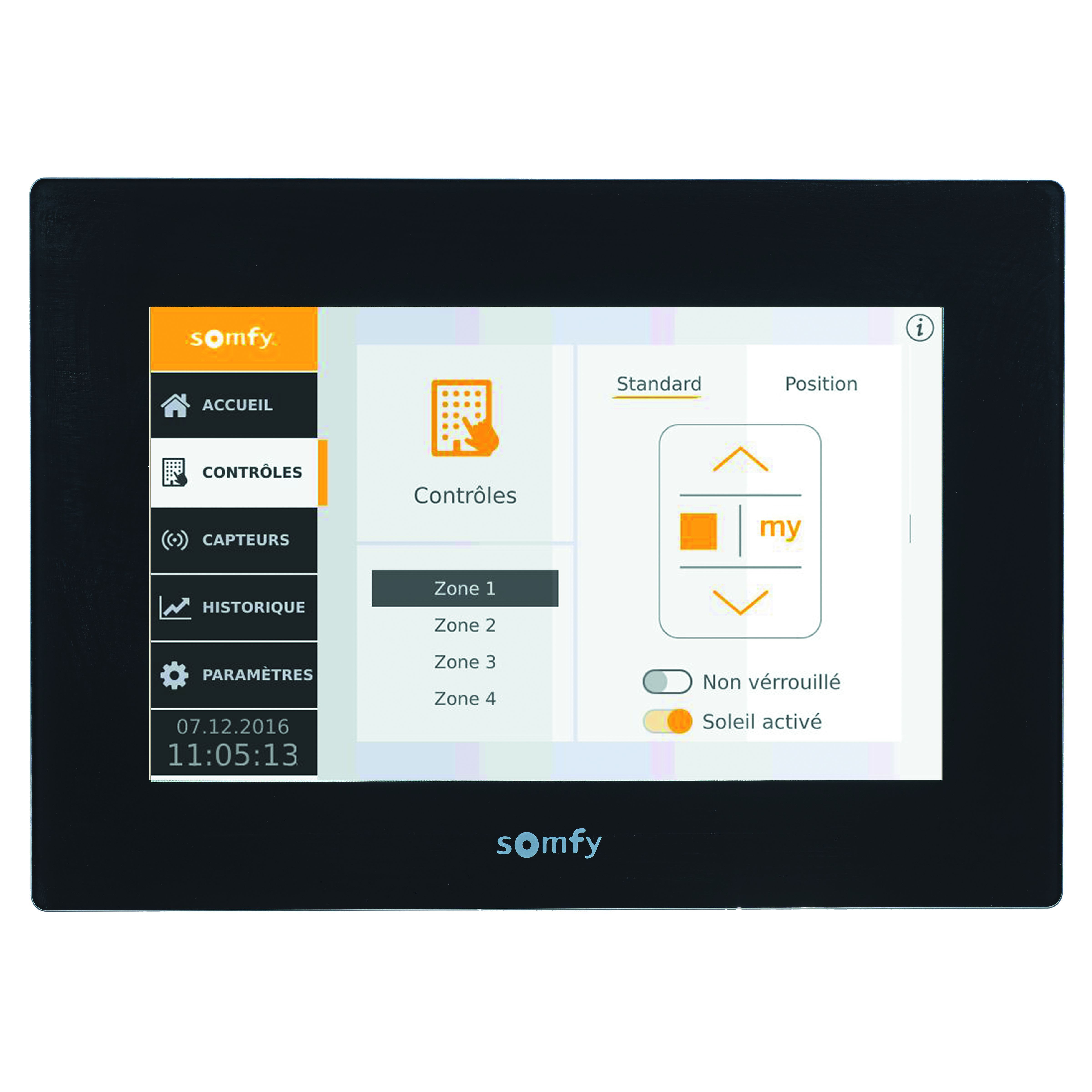 Somfy - Animeo® Touch building controller ib+ 8 zones