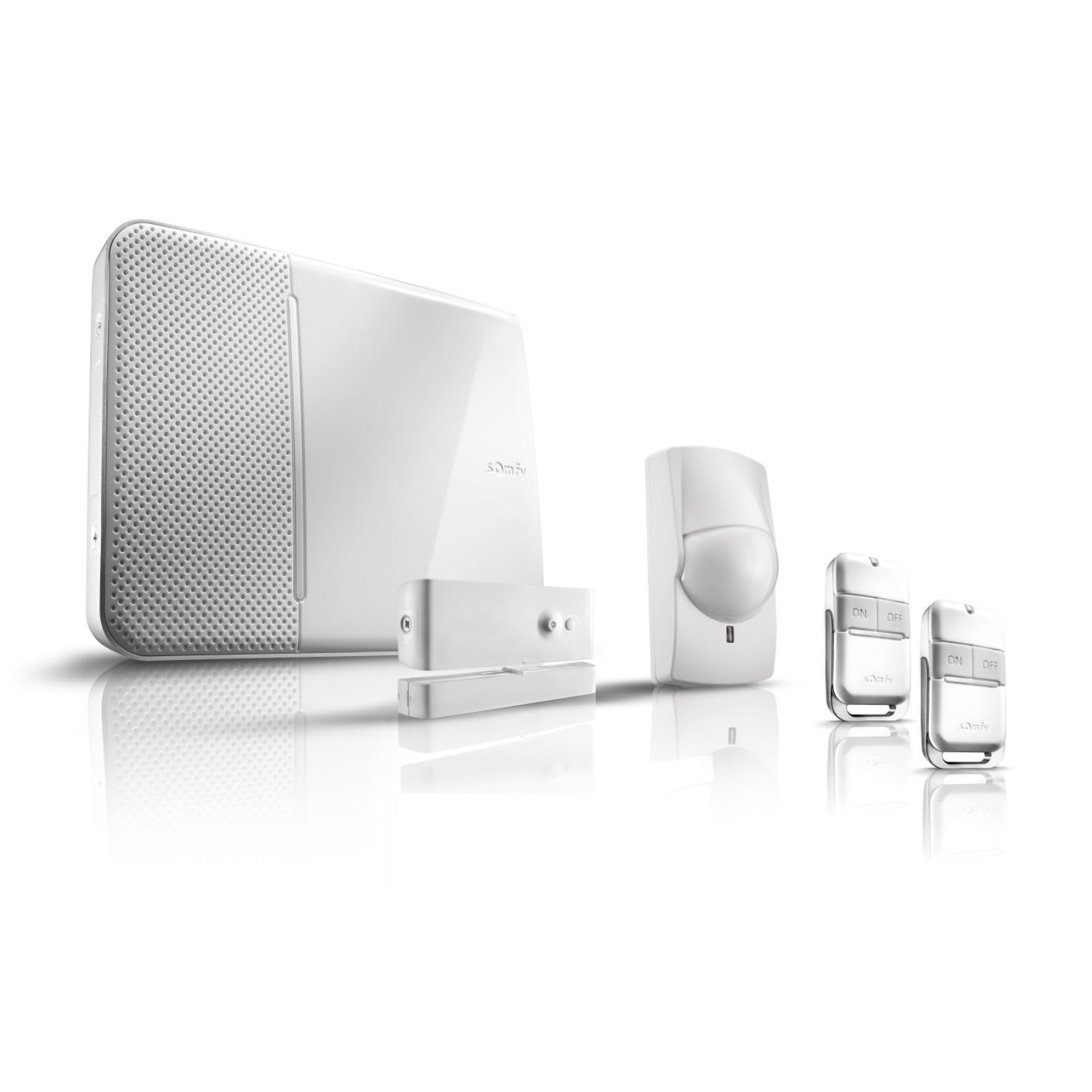 Somfy - Home keeper connect integre une centrale sirene (112 db) avec transmetteur gsm.