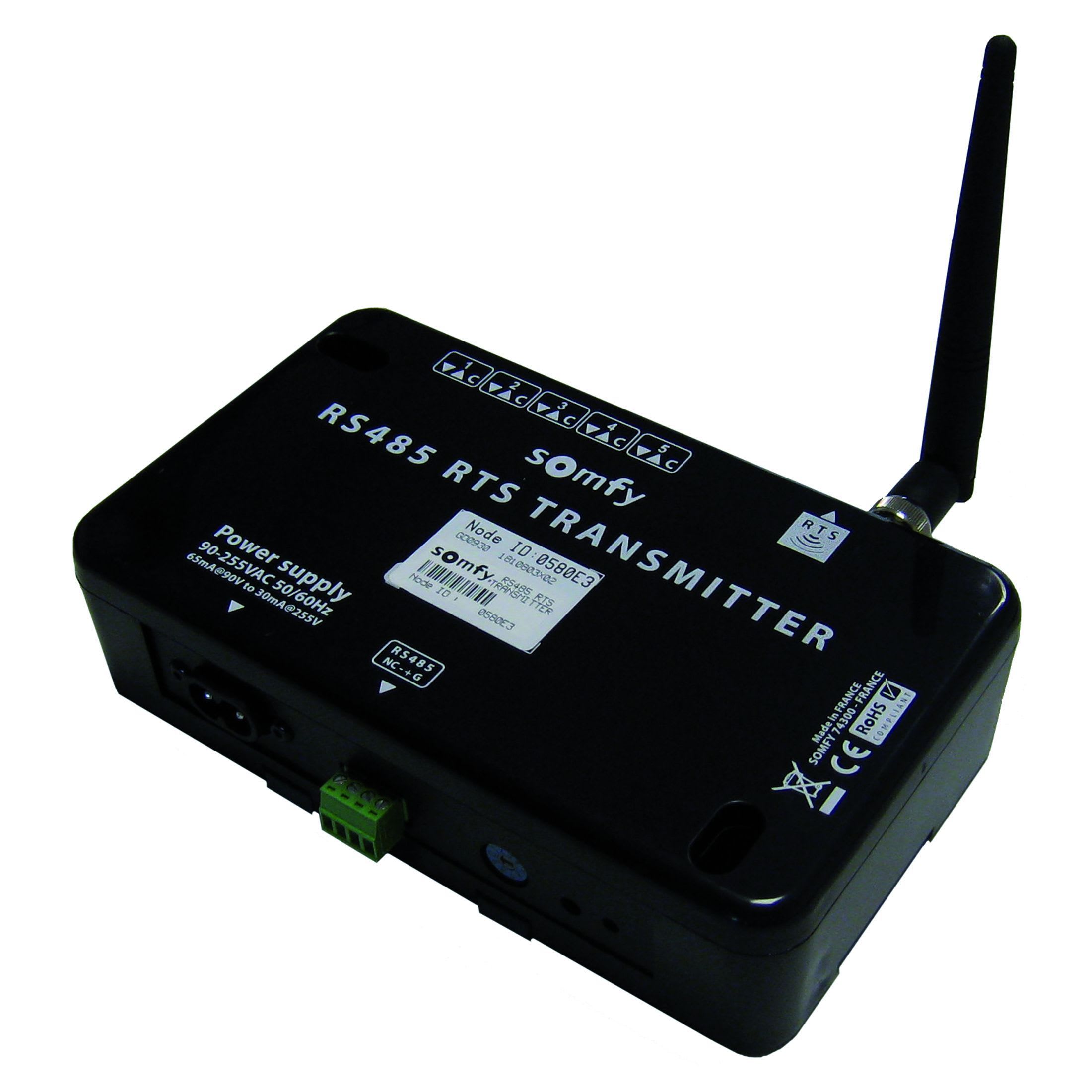 Somfy - Interface rs485 - rts