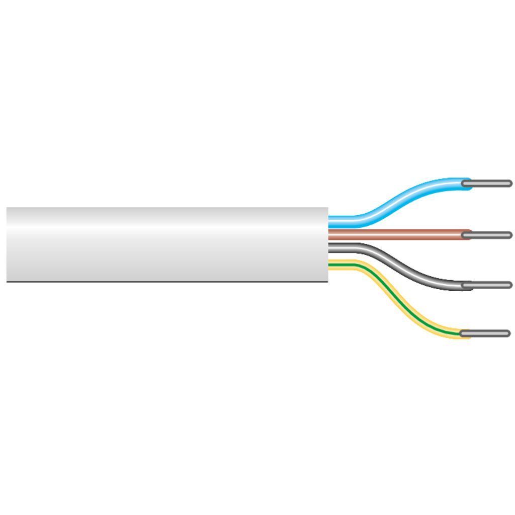 Somfy - Câble électrique 0,75mm², 4 cond, 50m