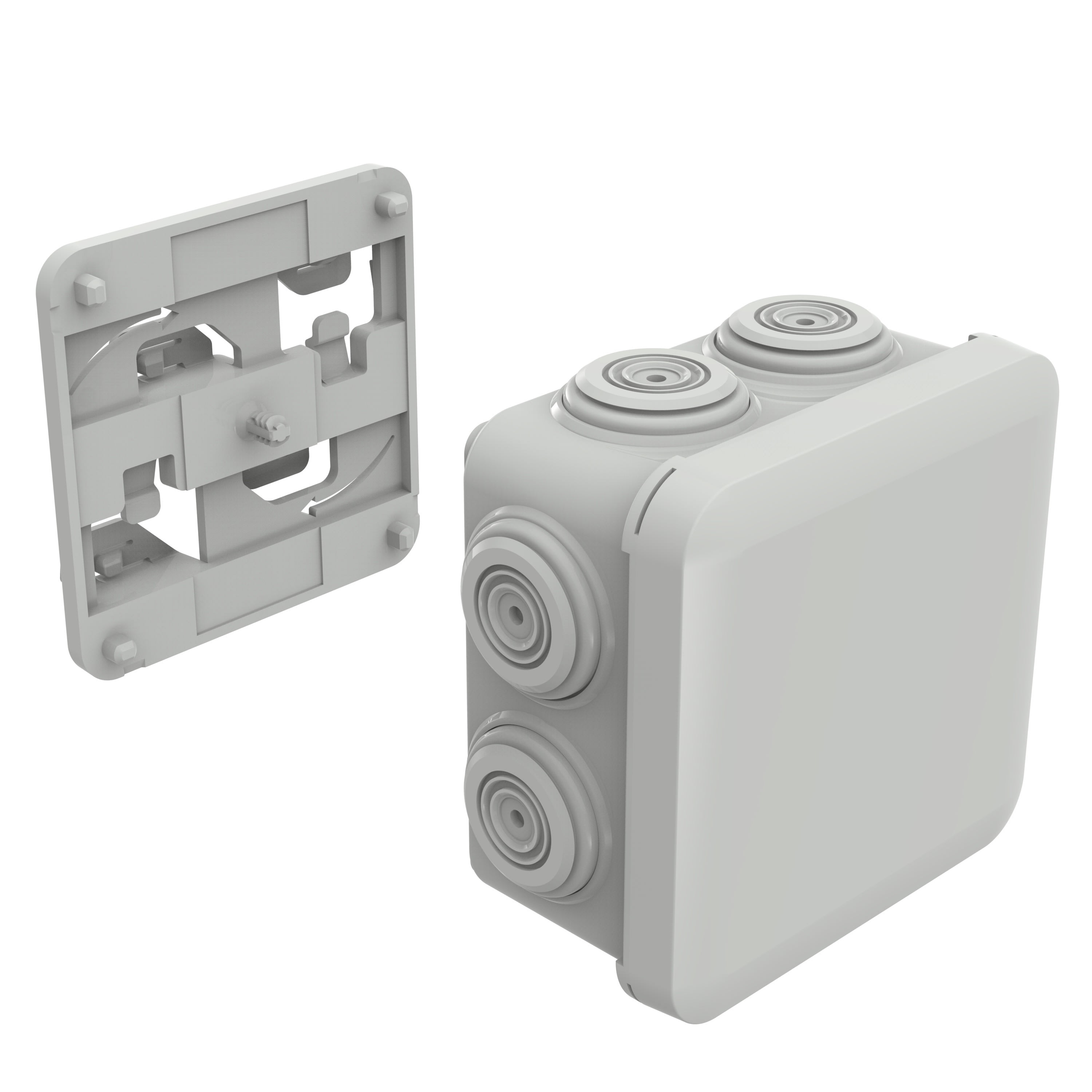 Lcm - Kit boite Plexo 80X80 + interface CDC Fil