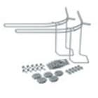Lcm - Kit accessoires flexibles RAD T 90 kit hauteur 150 150mm EZ