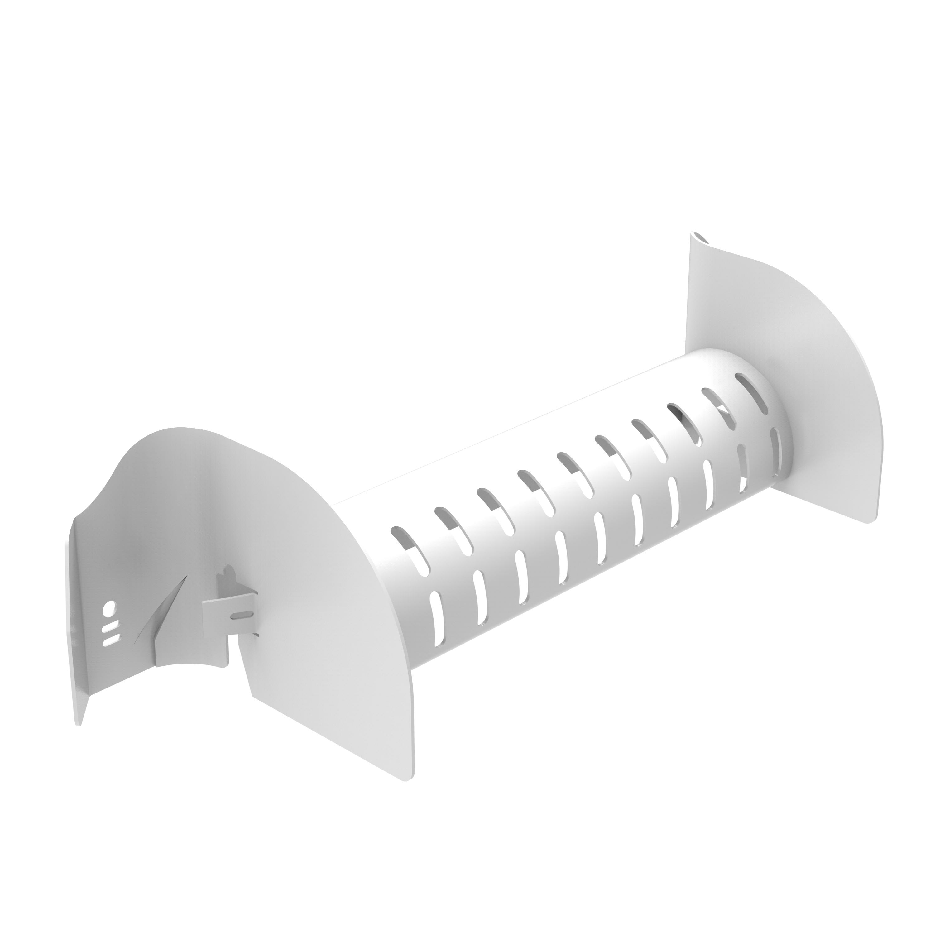 Lcm - Déversoir universel UDO largeur 12P 300mm Blanc