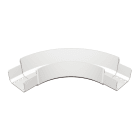 Lcm - Chemin de câbles PVC coude horizontal + couvercle 100x75 ISIPLAST