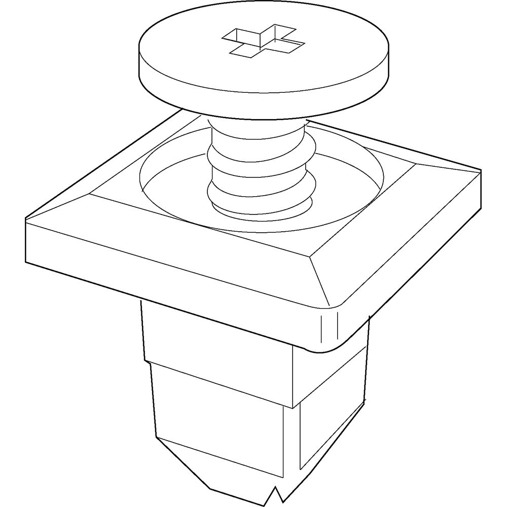 Lcm - Chemin de câbles PVC pion fixation rapide ISIPLAST