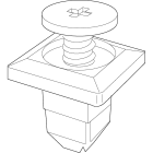 Lcm - Chemin de câbles PVC pion fixation rapide ISIPLAST