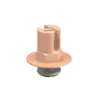 Lcm - Borne Protection Tôle BLT6/35 laiton