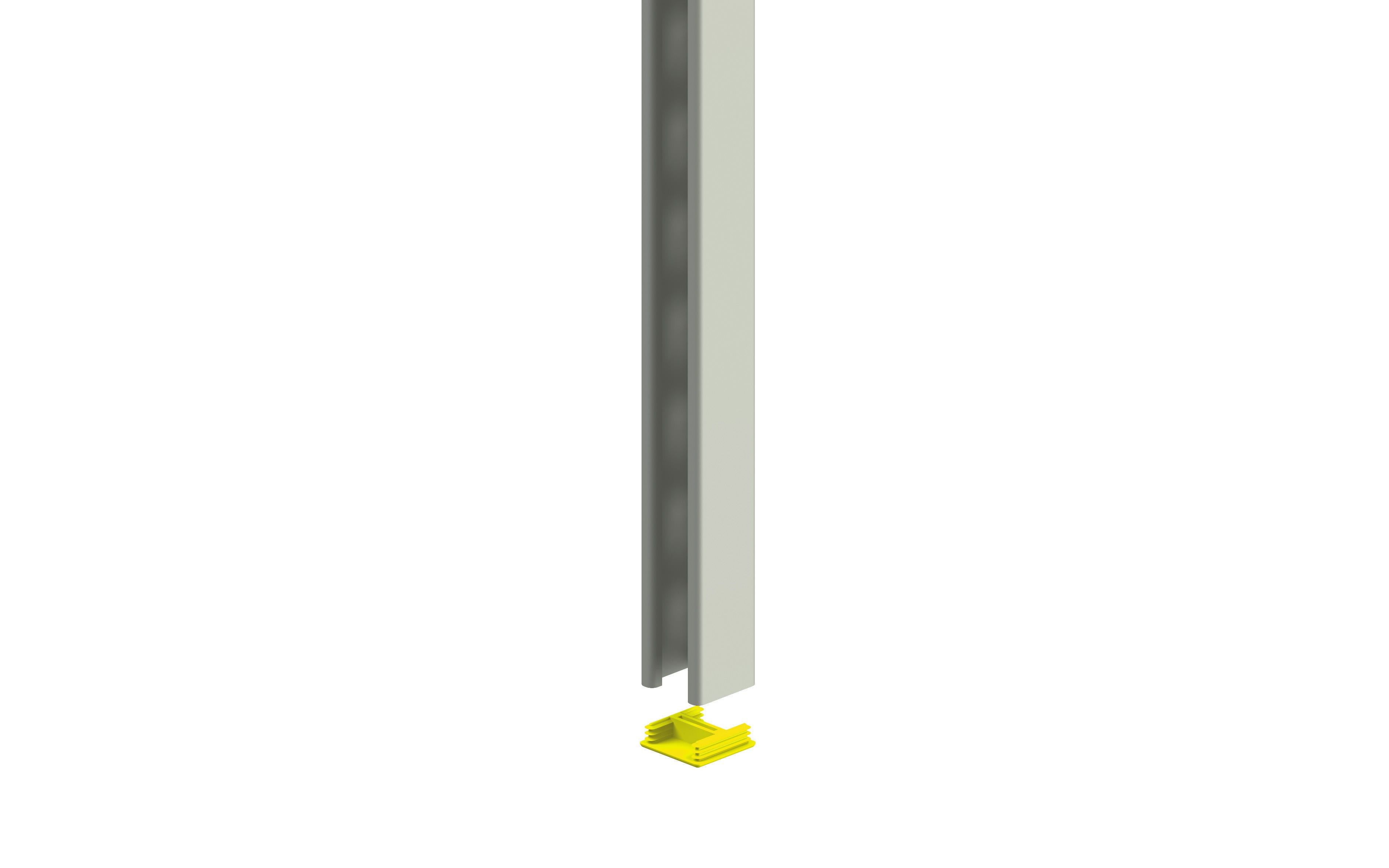 Lcm - Embout plastique EP41 41/41 jaune