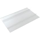 Lcm - Couvercle plat KALEIS PVC blanc 1.9M