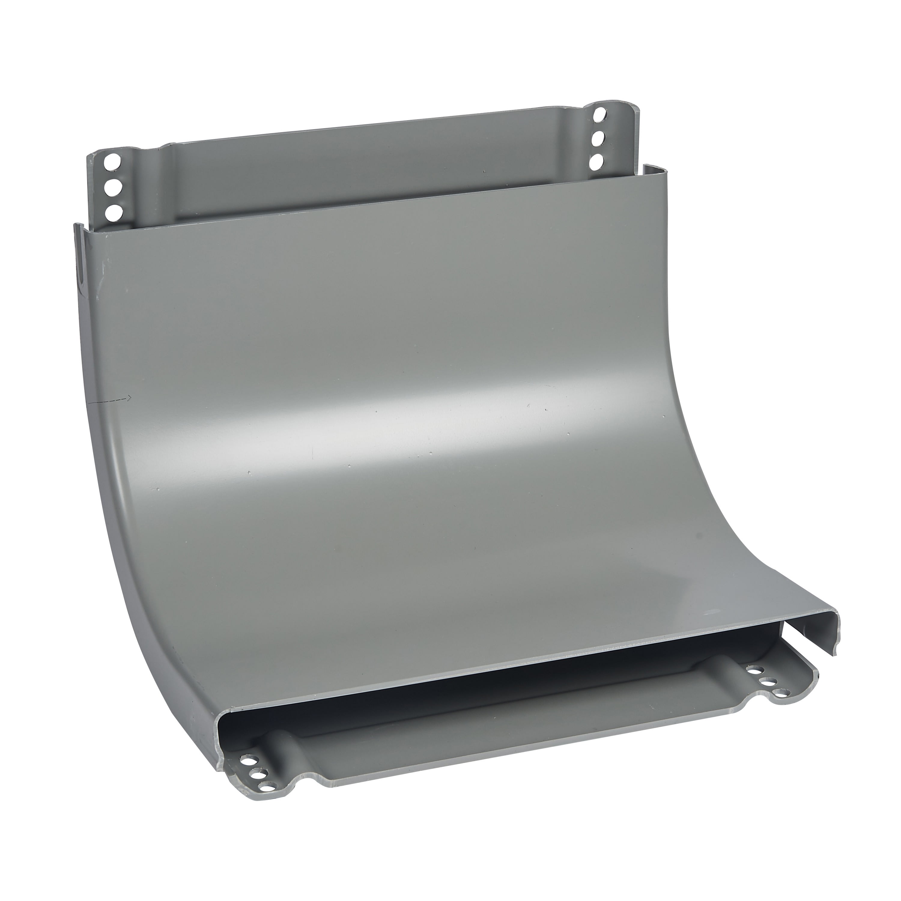 Lcm - Chemin de câbles PVC coude ascendant à 90° + couvercle 400x50 ISIPLAST