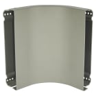 Lcm - Chemin de câbles PVC coude ascendant à 90° + couvercle 400x75 ISIPLAST