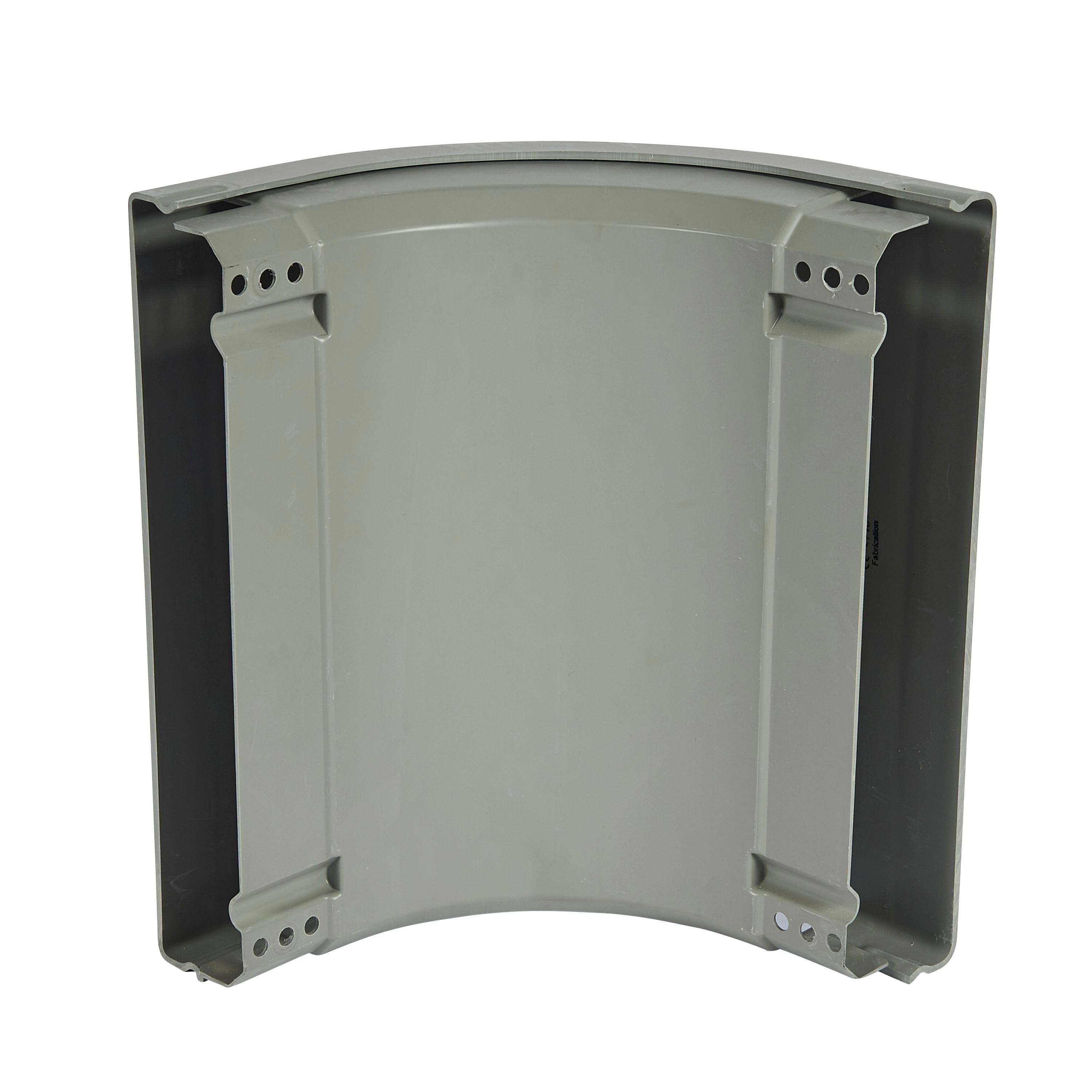 Lcm - Chemin de câbles PVC coude descendant à 90° + couvercle 400x75 ISIPLAST