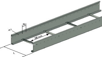 Lcm - GLO4 - Échelle à câbles M100/3/200 GC