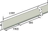 Lcm - GLO4 - Cornière séparation COT L60 GC