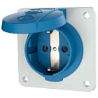 MENNEKES ELECTROTECHNIQUE FRANCE - Prise semi-encastrée SCHUKO 16A 2p+PE 230V IP54