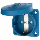 MENNEKES ELECTROTECHNIQUE FRANCE - Prise semi-encastrée SCHUKO 16A 2p+PE 230V IP54
