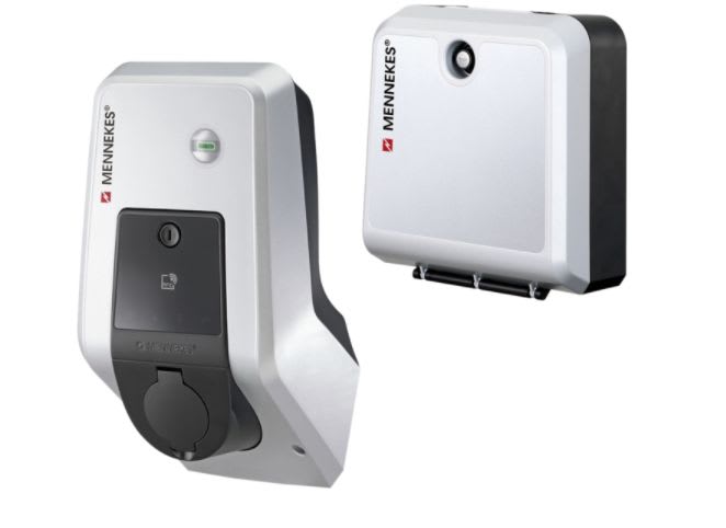 MENNEKES ELECTROTECHNIQUE FRANCE - WALLBOX AMTRON Premium E 11/22 KW T2S obturateur IP44 IK