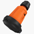 MENNEKES ELECTROTECHNIQUE FRANCE - Prolongateur SCHUKO 16A 2p+PE 230V IP54  raccordement  vis norme alleman orange