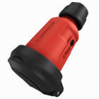 MENNEKES ELECTROTECHNIQUE FRANCE - Prolongateur SCHUKO 16A 2p+PE 230V IP54 raccordement vis norme allemande rouge