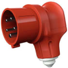 MENNEKES ELECTROTECHNIQUE FRANCE - Fiche coudée 16A 5P 6h 400V IP44