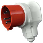 MENNEKES ELECTROTECHNIQUE FRANCE - Fiche coudée 16A 5P 6h 400V IP44