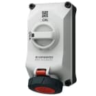 MENNEKES ELECTROTECHNIQUE FRANCE - Prise murale DUO 32A4p6h400V IP69