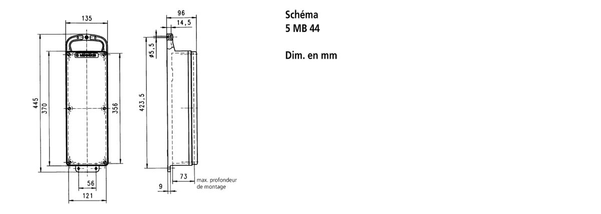 MENNEKES ELECTROTECHNIQUE FRANCE - Réglette portable EverGUM IP44