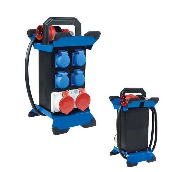 MENNEKES ELECTROTECHNIQUE FRANCE - COFFRET DE CHANTIER MOBILE TRIPHASE 3.7 KW SUR PIED IP44