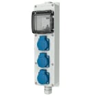 MENNEKES ELECTROTECHNIQUE FRANCE - Réglette de Prises de Courant IP44