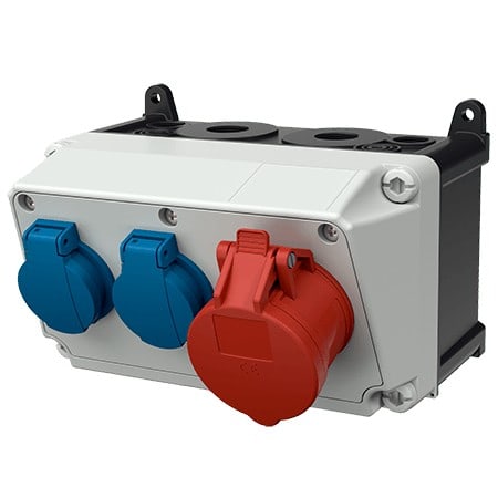MENNEKES ELECTROTECHNIQUE FRANCE - Combi de prise AMAXX IP44