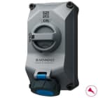 MENNEKES ELECTROTECHNIQUE FRANCE - SOCLE de PRISE SAILLIE . 16A 3P 230V VERROUIL.DUO IP67