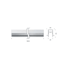 Simes - RECESSED BOX CONTINUOUS ROD COMF. 1M