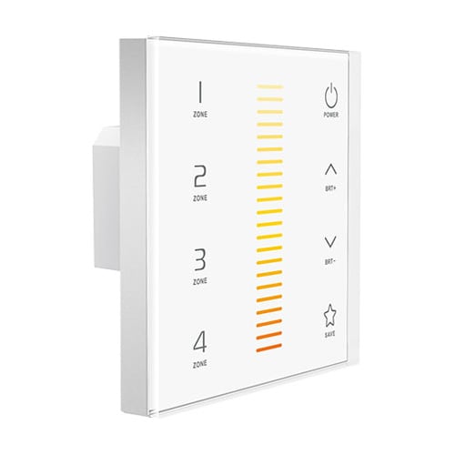 Simes - Accessoire TOUCH PANEL TUNAblanc 4 ZONE