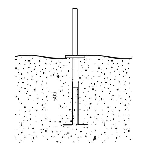 Simes - Accessoire FLANGE XPOLE S.2805 ACCESSORY