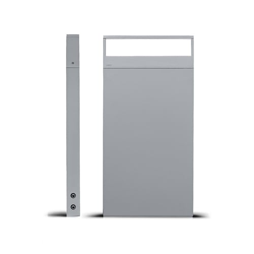 Simes - Borne lumineuse COOL 3000 K CRI 90 1273 lm gris alu