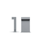 Simes - Borne lumineuse LOOK 3000 K CRI 90 279 lm gris alu