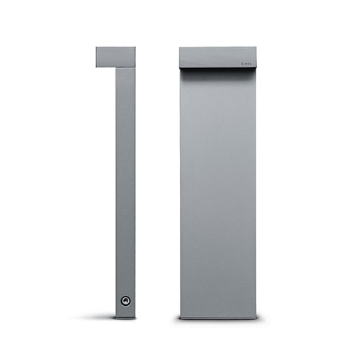 Simes - Borne lumineuse LOOK 3000 K CRI 90 279 lm gris alu