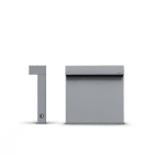 Simes - Borne lumineuse LOOK 3000 K CRI 90 601 lm gris alu