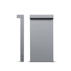 Simes - Borne lumineuse LOOK 4000 K CRI 90 800 lm gris alu
