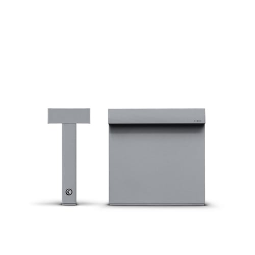 Simes - Borne lumineuse LOOK 4000 K CRI 90 1100 lm gris alu