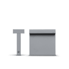 Simes - Borne lumineuse LOOK 4000 K CRI 90 1100 lm gris alu