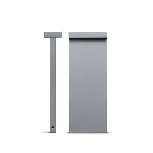 Simes - Borne lumineuse LOOK 3000 K CRI 90 1076 lm gris alu