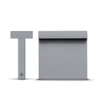 Simes - Borne lumineuse LOOK 2700 K CRI 90 1725 lm gris alu