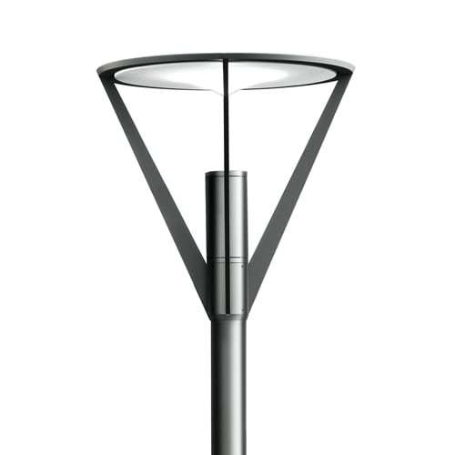 Simes - Luminaire sur mât Slot 42W 4000K IP65 IK09 on/off