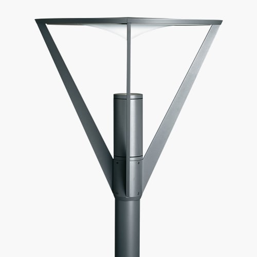 Simes - Luminaire sur mât Slot 42W 4000K IP65 IK09 on/off anthracite