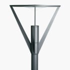 Simes - Luminaire sur mât Slot 42W 4000K IP65 IK09 on/off anthracite