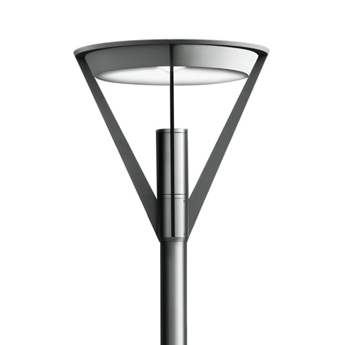 Simes - Luminaire sur mât Slot 42W 4000K IP65 IK09 on/off