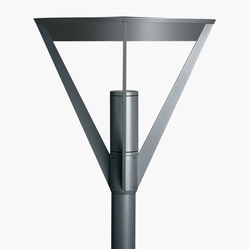 Simes - Luminaire sur mât Slot 42W 4000K IP65 IK09 on/off anthracite