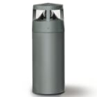 Simes - Borne lumineuse REEF 3000 K CRI 90 2427 lm gris alu